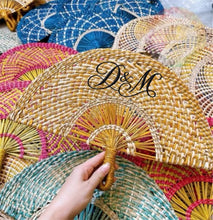 Load image into Gallery viewer, Colorful Woven Fan

