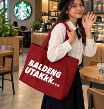Load image into Gallery viewer, Graphic Canvas Tote Bag

