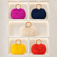 Load image into Gallery viewer, Raffia Ocean Bloom Bag
