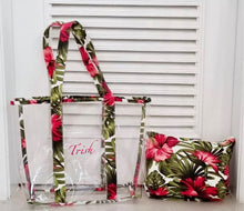 Load image into Gallery viewer, Floral PVC Tote
