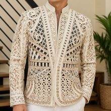 Cargar imagen en el visor de la galería, Men's Full Embroidered Barong
