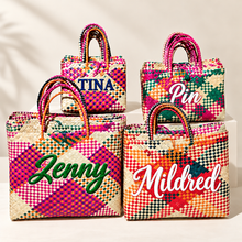 Load image into Gallery viewer, Buri Bayong Bag with Personalized Embroidery
