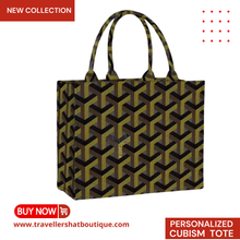 Load image into Gallery viewer, Personalized Cubism Tote
