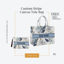 Carica l&#39;immagine nel visualizzatore di Gallery, Custom Stripe + Pouch Set
