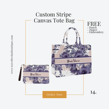 Carregar imagem no visualizador da galeria, Custom Stripe + Pouch Set
