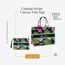 Carica l&#39;immagine nel visualizzatore di Gallery, Custom Stripe + Pouch Set
