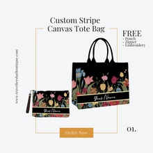 Lataa kuva Galleria-katseluun, Printed Canvas Totes
