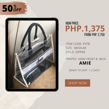 Load image into Gallery viewer, PVC Stripe Tote Bag
