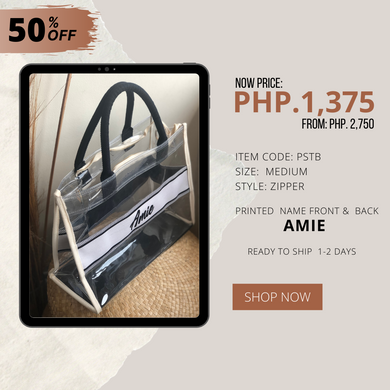 PVC Stripe Tote Bag - Travellers Hat Boutique