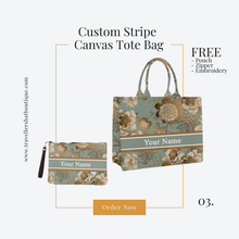 Carica l&#39;immagine nel visualizzatore di Gallery, Custom Stripe + Pouch Set
