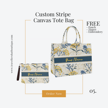 Carregar imagem no visualizador da galeria, Custom Stripe + Pouch Set
