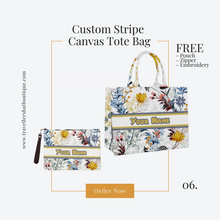 Carica l&#39;immagine nel visualizzatore di Gallery, Custom Stripe + Pouch Set
