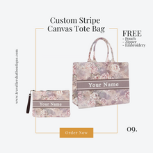 Load image into Gallery viewer, Custom Stripe + Pouch Set
