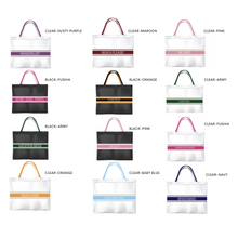 Carica l&#39;immagine nel visualizzatore di Gallery, Clear Handbag Stripes
