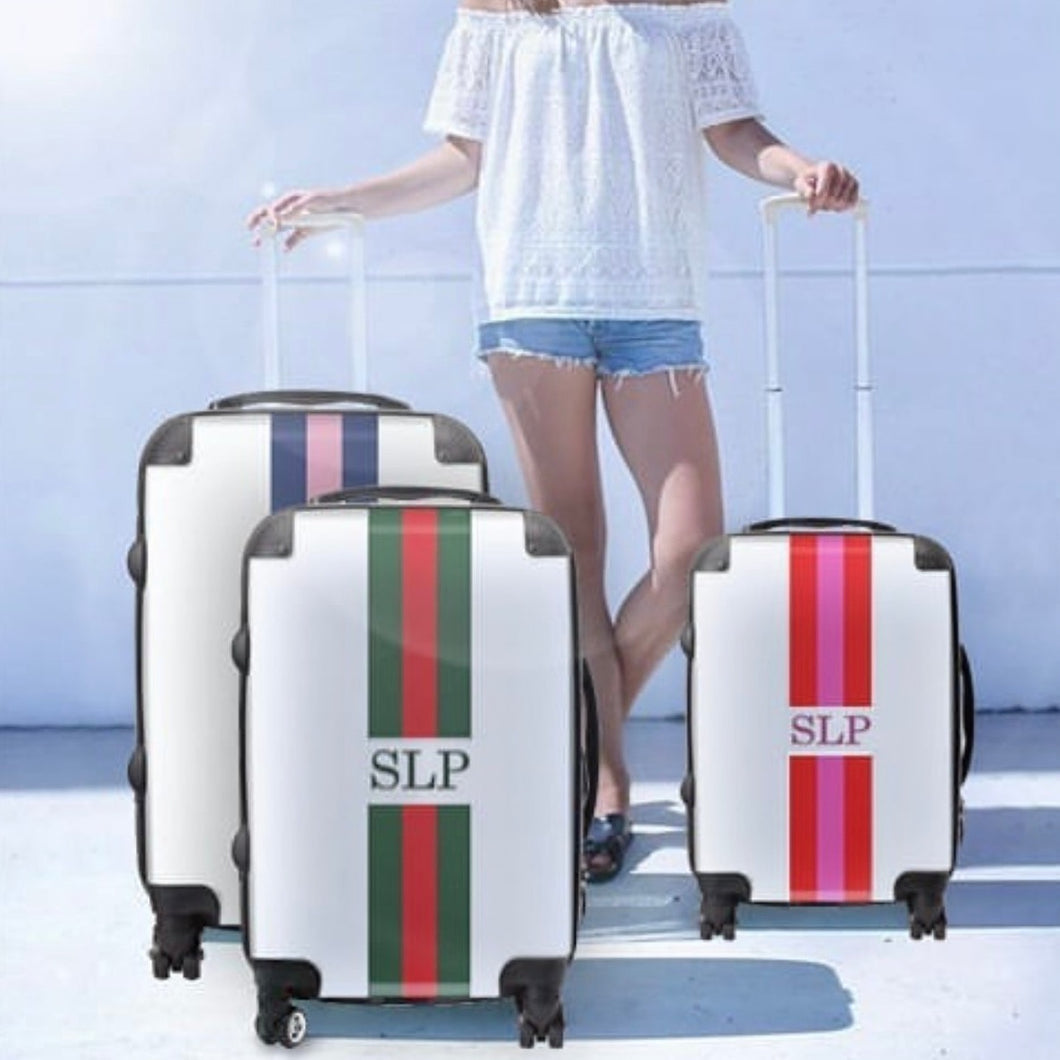 Custom Monogram Luggage