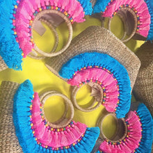 Carregar imagem no visualizador da galeria, Bangkuang Basket with Beads &amp; Tassels
