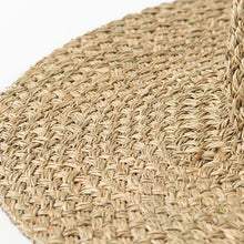 Load image into Gallery viewer, Seagrass Boater Hat
