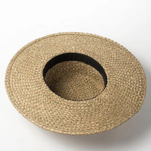 Load image into Gallery viewer, Seagrass Boater Hat
