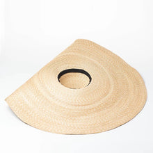 Load image into Gallery viewer, Oversized Wheat  Straw Hat
