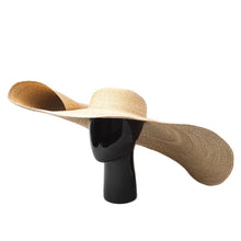 Load image into Gallery viewer, Oversized Wheat  Straw Hat
