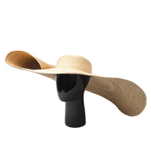 Carica l&#39;immagine nel visualizzatore di Gallery, Oversized Wheat  Straw Hat - Travellers Hat Boutique
