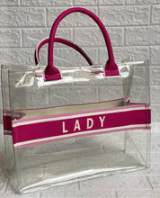 Load image into Gallery viewer, Clear Handbag Stripes
