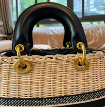 Load image into Gallery viewer, Personalized Rattan Lady Bag
