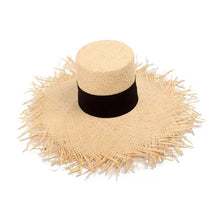 Load image into Gallery viewer, Raffia High Top Hat

