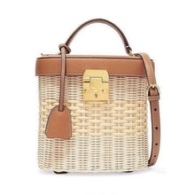 Load image into Gallery viewer, Crossbody Rattan Box
