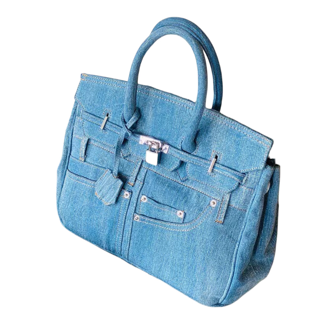 Denim birkin bag Clearance