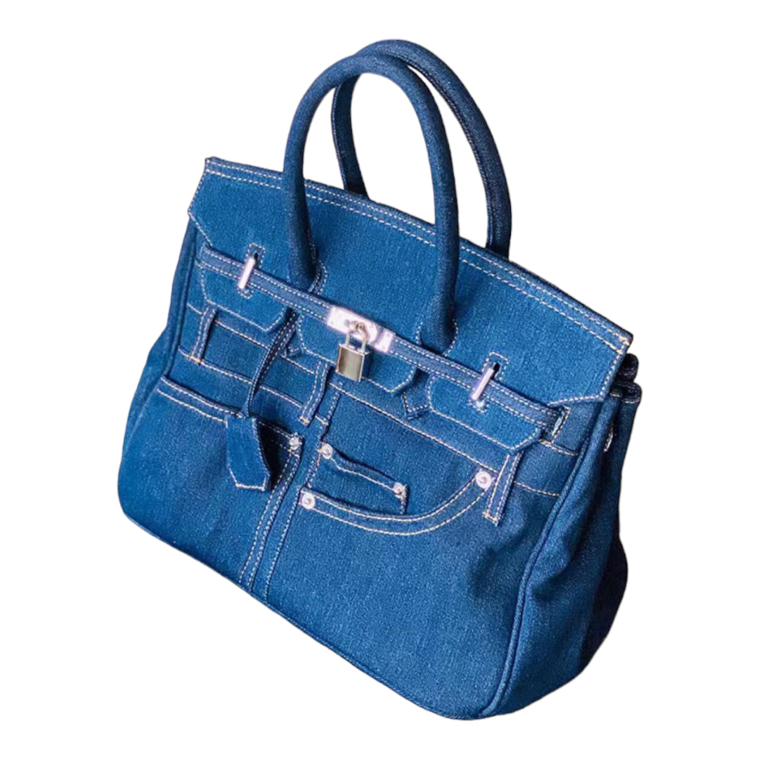 Denim birkin bag Clearance