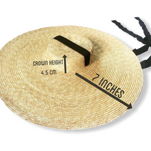 Load image into Gallery viewer, Wheat Straw Hat - L
