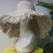 Load image into Gallery viewer, Raffia Crochet Hat

