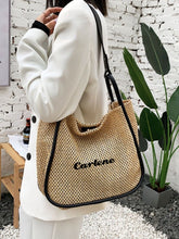 Load image into Gallery viewer, Crochet Tote Bag with Inner Pouch
