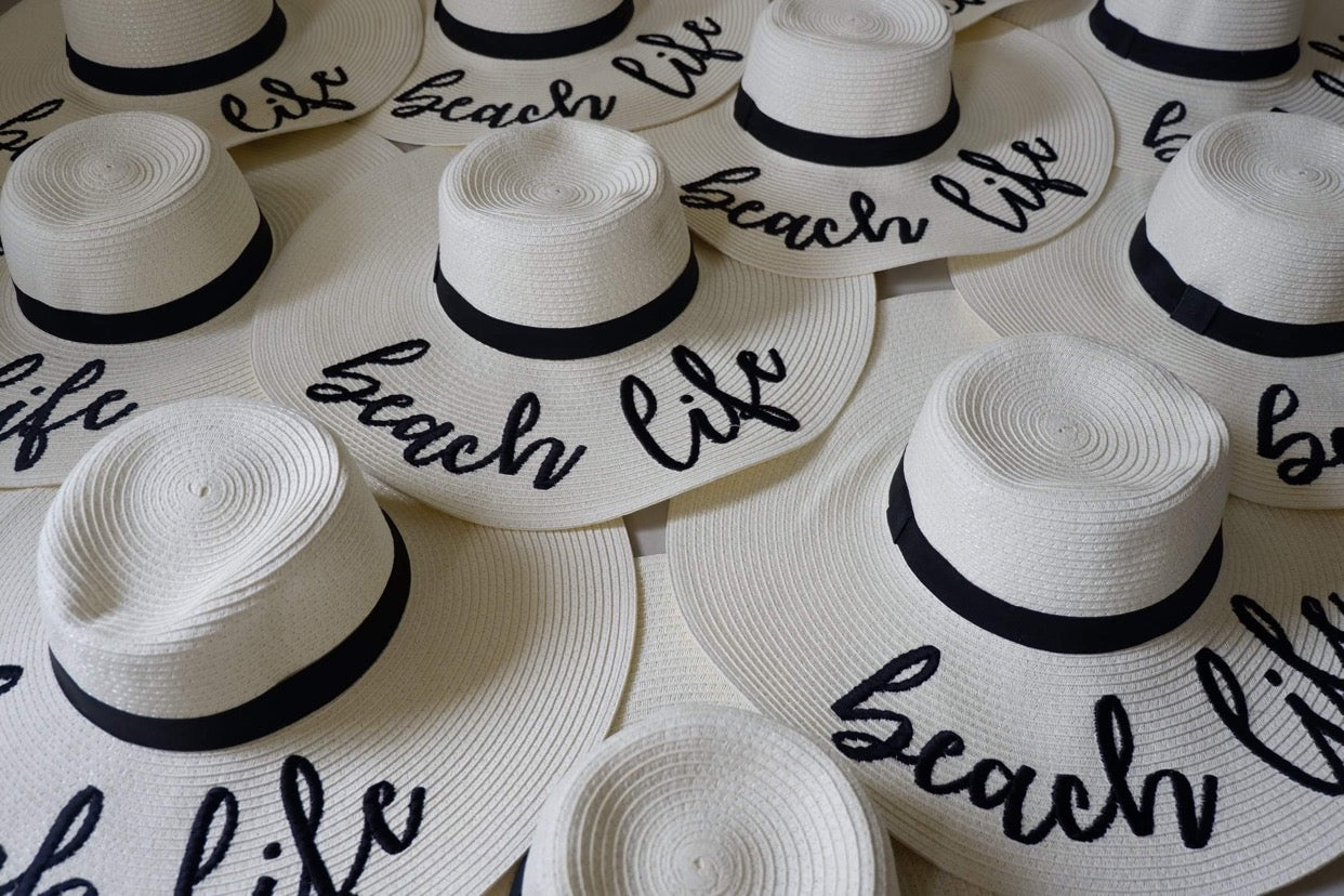 Floppy “Beach Life” Hat Floppy beach hat for the win! ?? #aos main image 2